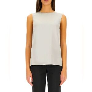 Theory Straight Shell Silk Top Size Large